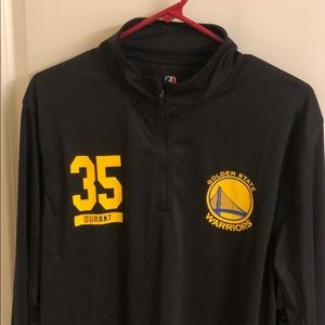 Brand new NBA full sleeves half zip Warriors shirt